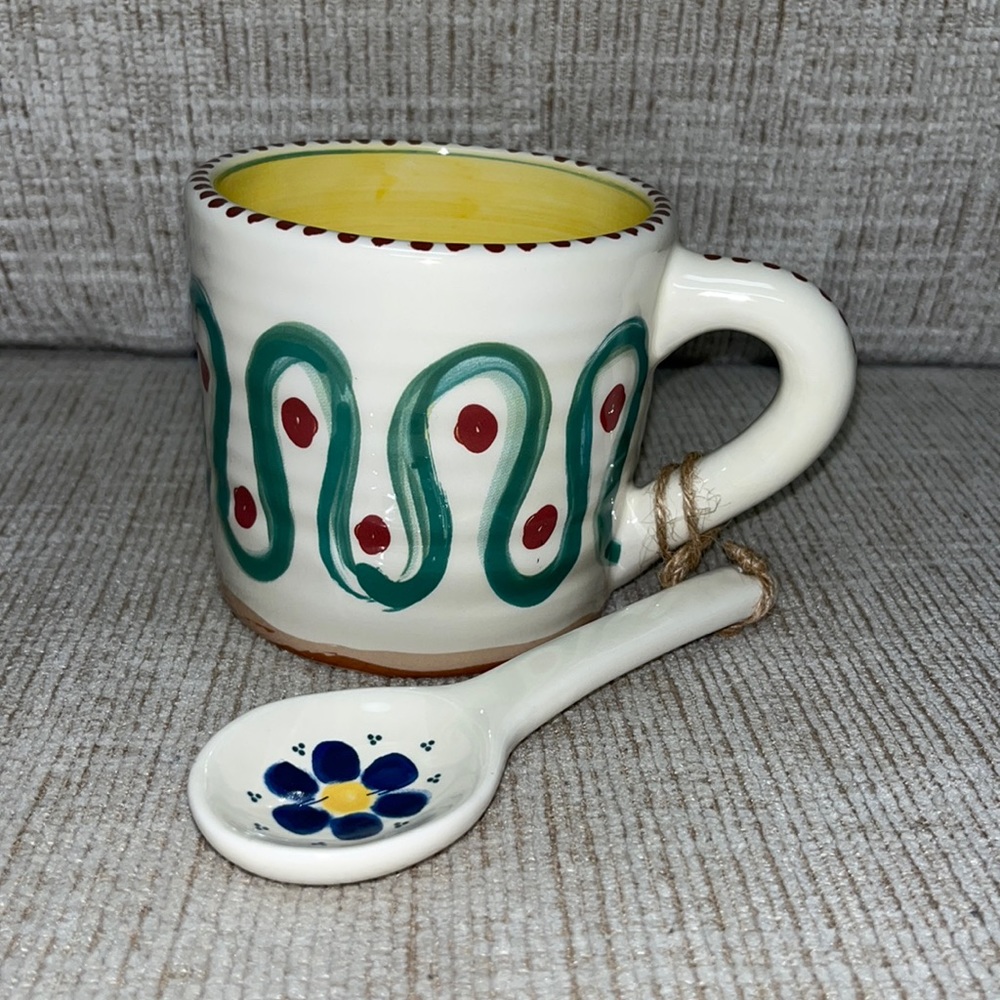 Natural Life “hazel” Mug and Spoon set.
